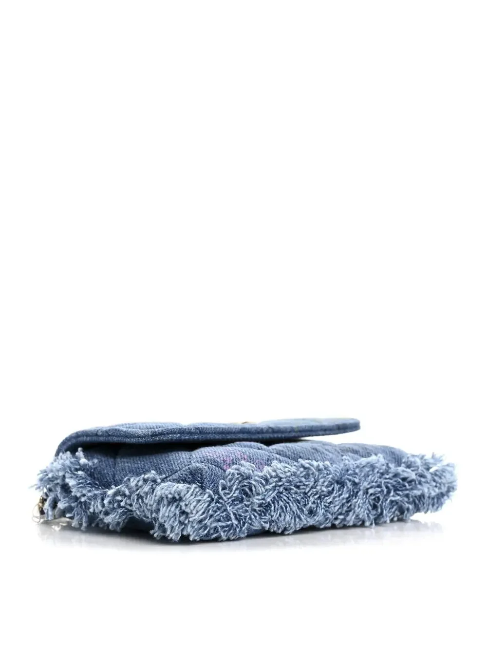 Chanel Denim Quilted Mood Clutch With #360724C19B